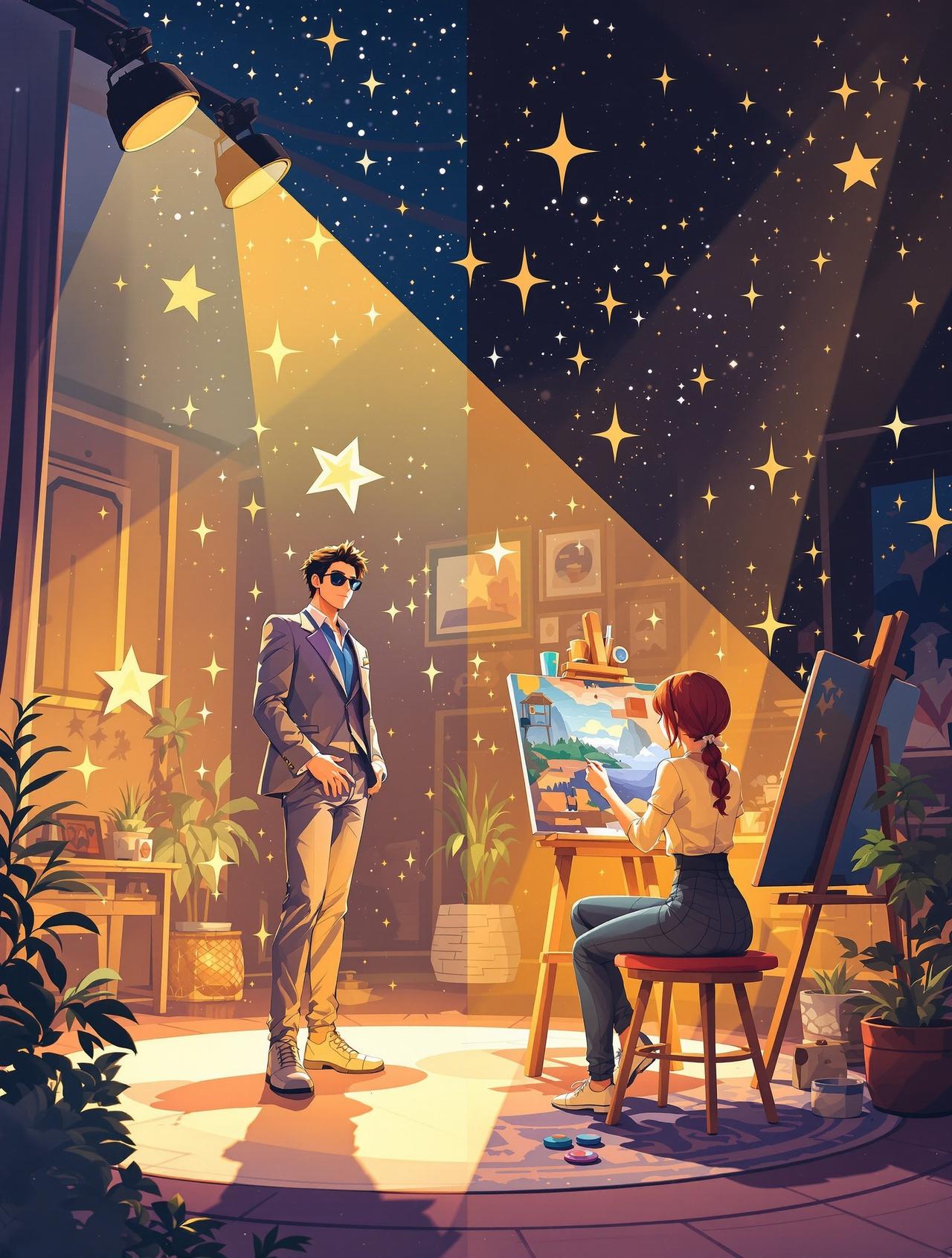 可以看短剧的网站 - 双向奔赴的星光 - 双向奔赴动漫短剧封面